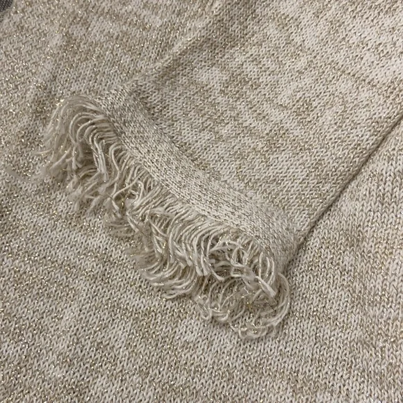 NWOT Ann Taylor Shimmer Fringe Cardigan, Size XS - Picture 4 of 6